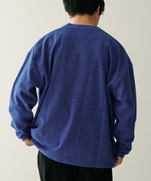 ITEMS URBANRESEARCH(アイテムズ アーバンリサーチ)の「SCREEN STARS サガラワッペン起毛フライスカーディガン(カーディガン/ボレロ・メンズ・オレンジ/イエロー/グリーン/ブラック/ブルー・MEDIUM/LARGE)」の12枚目の写真