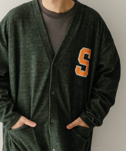 ITEMS URBANRESEARCH(アイテムズ アーバンリサーチ)の「SCREEN STARS サガラワッペン起毛フライスカーディガン(カーディガン/ボレロ・メンズ・オレンジ/イエロー/グリーン/ブラック/ブルー・MEDIUM/LARGE)」の18枚目の写真