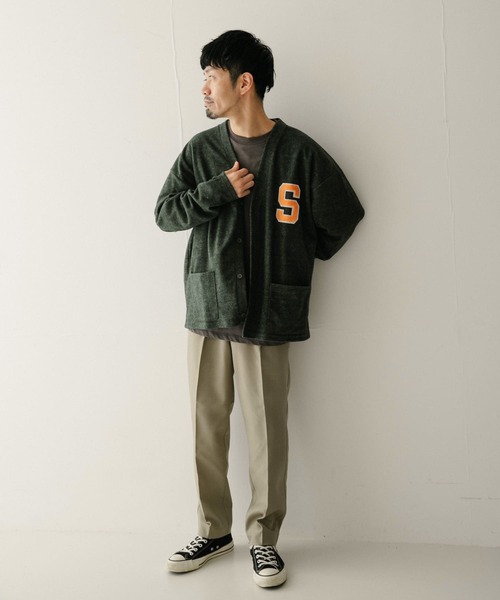 ITEMS URBANRESEARCH(アイテムズ アーバンリサーチ)の「SCREEN STARS サガラワッペン起毛フライスカーディガン(カーディガン/ボレロ・メンズ・オレンジ/イエロー/グリーン/ブラック/ブルー・MEDIUM/LARGE)」の19枚目の写真