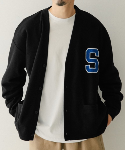 ITEMS URBANRESEARCH(アイテムズ アーバンリサーチ)の「SCREEN STARS サガラワッペン起毛フライスカーディガン(カーディガン/ボレロ・メンズ・オレンジ/イエロー/グリーン/ブラック/ブルー・MEDIUM/LARGE)」の20枚目の写真