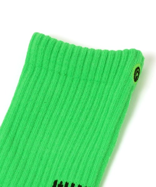 niko and...（ニコアンド）の「【AMERIB(アメリブ)】ヒールロゴロングソックス（ソックス/靴下・メンズ・ホワイト/イエロー/グリーン/ブラック/アイボリー・FREE）」の10枚目の写真
