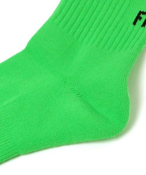 niko and...（ニコアンド）の「【AMERIB(アメリブ)】ヒールロゴロングソックス（ソックス/靴下・メンズ・ホワイト/イエロー/グリーン/ブラック/アイボリー・FREE）」の11枚目の写真