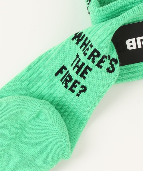 niko and...（ニコアンド）の「【AMERIB(アメリブ)】ヒールロゴロングソックス（ソックス/靴下・メンズ・ホワイト/イエロー/グリーン/ブラック/アイボリー・FREE）」の16枚目の写真