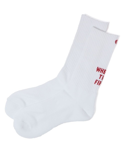 niko and...（ニコアンド）の「【AMERIB(アメリブ)】ヒールロゴロングソックス（ソックス/靴下・メンズ・ホワイト/イエロー/グリーン/ブラック/アイボリー・FREE）」の17枚目の写真