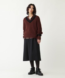 MHL.（エムエイチエル）の「WOOL COTTON DRILL（スカート）」 - WEAR
