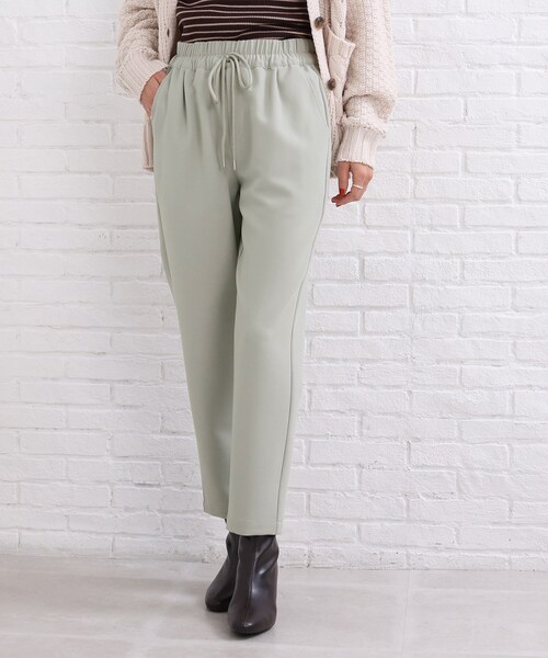 SHOO・LA・RUE（シューラルー）の「◆【SS-3L】シーズンレスで活躍！カルゼイージーパンツ（その他パンツ・レディース・ネイビー/ピンク系/ライトグリーン/ライトベージュ/ブラック・01/02/03/04/05/10）」の15枚目の写真