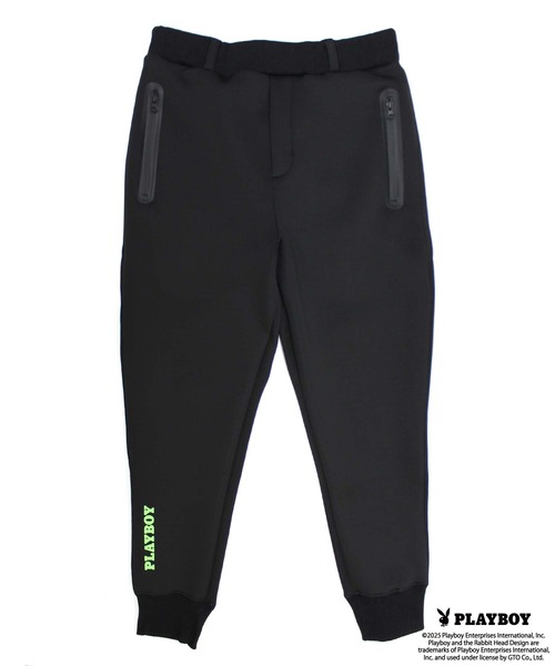 PLAYBOY(プレイボーイ)の「【GOLF】ゴルフウェア PLAYBOYボンディングパンツ(スウェットパンツ・メンズ・ブラック/グレー・M/L/XL)」の6枚目の写真