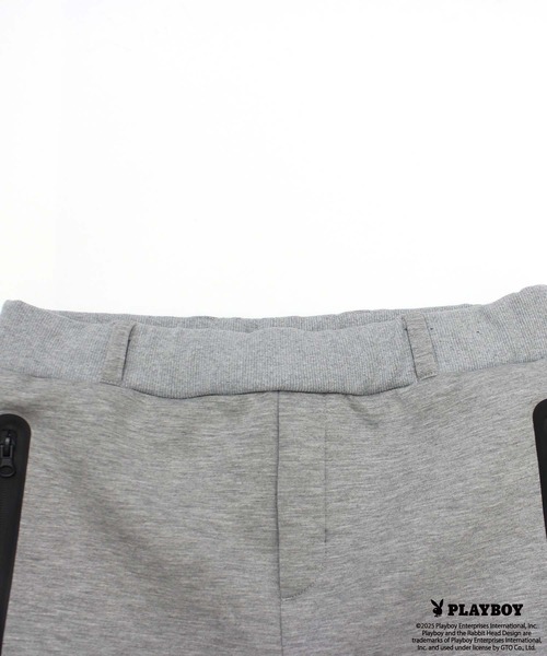 PLAYBOY(プレイボーイ)の「【GOLF】ゴルフウェア PLAYBOYボンディングパンツ(スウェットパンツ・メンズ・ブラック/グレー・M/L/XL)」の8枚目の写真