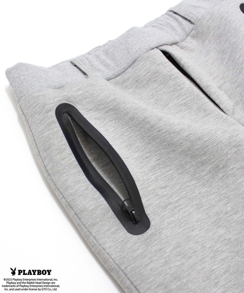 PLAYBOY(プレイボーイ)の「【GOLF】ゴルフウェア PLAYBOYボンディングパンツ(スウェットパンツ・メンズ・ブラック/グレー・M/L/XL)」の10枚目の写真