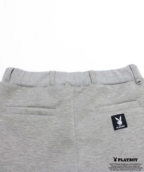 PLAYBOY(プレイボーイ)の「【GOLF】ゴルフウェア PLAYBOYボンディングパンツ(スウェットパンツ・メンズ・ブラック/グレー・M/L/XL)」の11枚目の写真