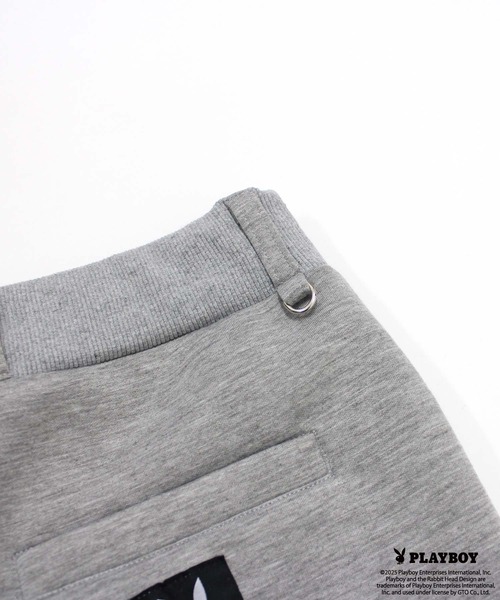 PLAYBOY(プレイボーイ)の「【GOLF】ゴルフウェア PLAYBOYボンディングパンツ(スウェットパンツ・メンズ・ブラック/グレー・M/L/XL)」の12枚目の写真