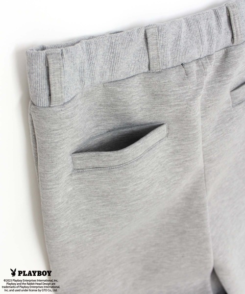 PLAYBOY(プレイボーイ)の「【GOLF】ゴルフウェア PLAYBOYボンディングパンツ(スウェットパンツ・メンズ・ブラック/グレー・M/L/XL)」の13枚目の写真