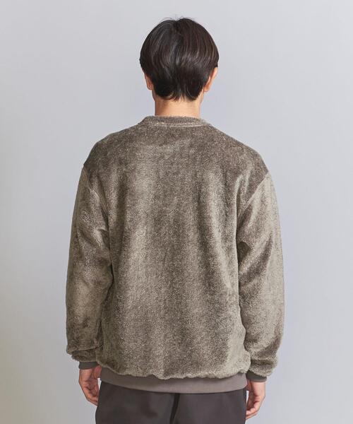 BEAUTY&YOUTH UNITED ARROWS（ビューティーアンドユースユナイテッドアローズ）の「ブラッシュド フリース クルーネック（Tシャツ/カットソー・メンズ・ダークブラウン/ネイビー/グレー・S/M/L/XL）」の6枚目の写真