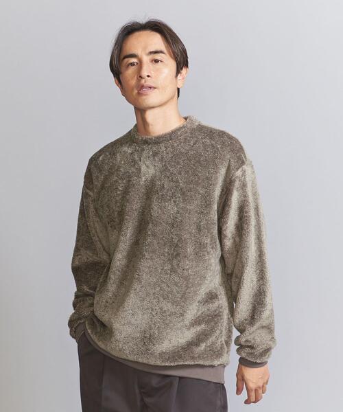 BEAUTY&YOUTH UNITED ARROWS（ビューティーアンドユースユナイテッドアローズ）の「ブラッシュド フリース クルーネック（Tシャツ/カットソー・メンズ・ダークブラウン/ネイビー/グレー・S/M/L/XL）」の12枚目の写真