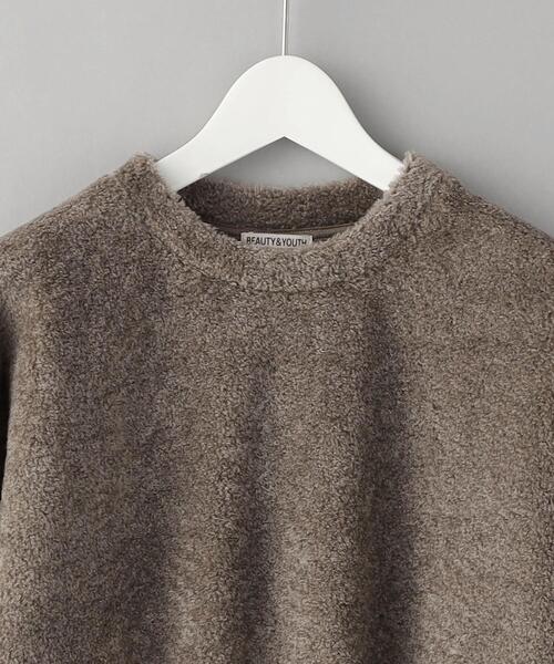 BEAUTY&YOUTH UNITED ARROWS（ビューティーアンドユースユナイテッドアローズ）の「ブラッシュド フリース クルーネック（Tシャツ/カットソー・メンズ・ダークブラウン/ネイビー/グレー・S/M/L/XL）」の16枚目の写真