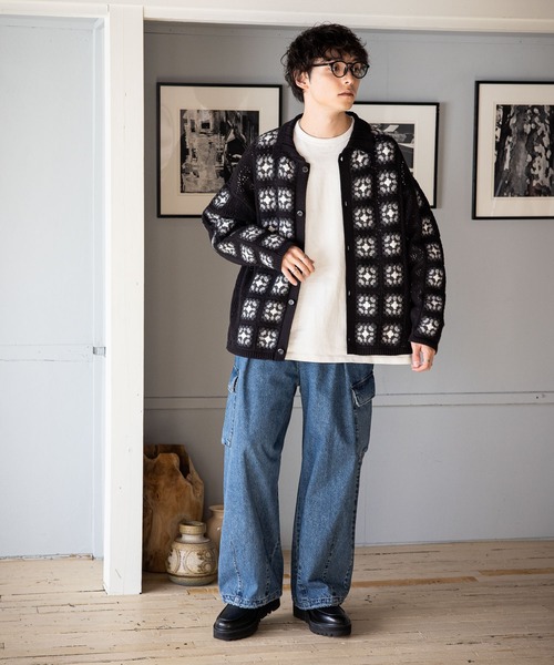 RAGEBLUE(レイジブルー)の「デニムミリタリーカーゴパンツ(デニムパンツ・メンズ・ブルー/ネイビー・MEDIUM/LARGE)」の4枚目の写真