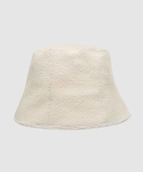 LOW CLASSIC(ロウ クラシック)の「FLUFFY BUCKET HAT(ハット・レディース・アイボリー・ONE SIZE)」の5枚目の写真