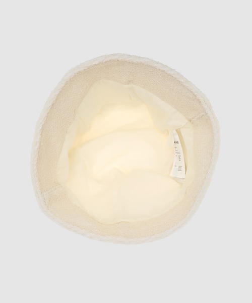 LOW CLASSIC(ロウ クラシック)の「FLUFFY BUCKET HAT(ハット・レディース・アイボリー・ONE SIZE)」の7枚目の写真