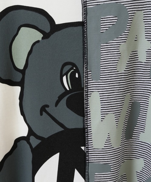 Candy Stripper(キャンディストリッパー)の「ANARCHY BEAR SWITCHED BIG Tシャツ(Tシャツ/カットソー・レディース・オフホワイト/カーキ/ブラック・2)」の20枚目の写真