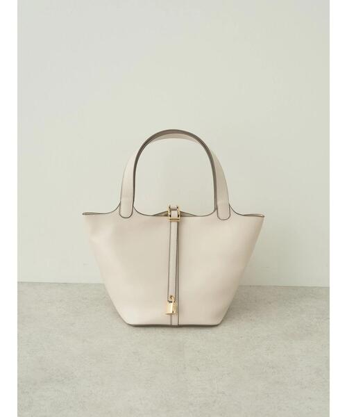 earth music&ecology（アースミュージックアンドエコロジー）の「フロントベルトバケツバッグ（エコバッグ/サブバッグ・レディース・アイボリー/ブラック/ブラウン/イエロー・FREE）」の17枚目の写真