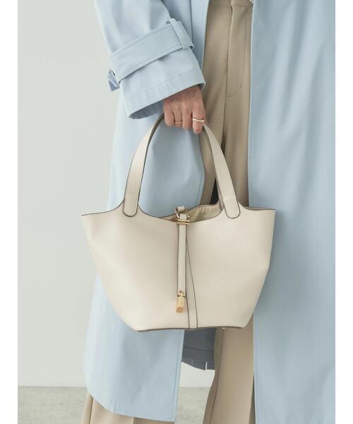 earth music&ecology（アースミュージックアンドエコロジー）の「フロントベルトバケツバッグ（エコバッグ/サブバッグ・レディース・アイボリー/ブラック/ブラウン/イエロー・FREE）」の21枚目の写真