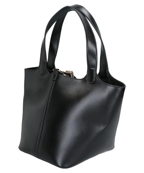 earth music&ecology（アースミュージックアンドエコロジー）の「フロントベルトバケツバッグ（エコバッグ/サブバッグ・レディース・アイボリー/ブラック/ブラウン/イエロー・FREE）」の16枚目の写真