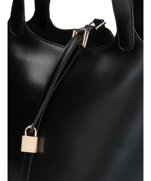 earth music&ecology（アースミュージックアンドエコロジー）の「フロントベルトバケツバッグ（エコバッグ/サブバッグ・レディース・アイボリー/ブラック/ブラウン/イエロー・FREE）」の7枚目の写真