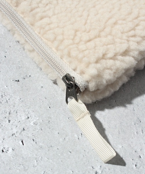 THE NORTH FACE（ザノースフェイス）の「【THE NORTH FACE/ザノースフェイス】FLEECE POUCH SQUARE/フリースポーチ スクエアー（ポーチ・メンズ・ブラック/クリーム・FREE）」の7枚目の写真