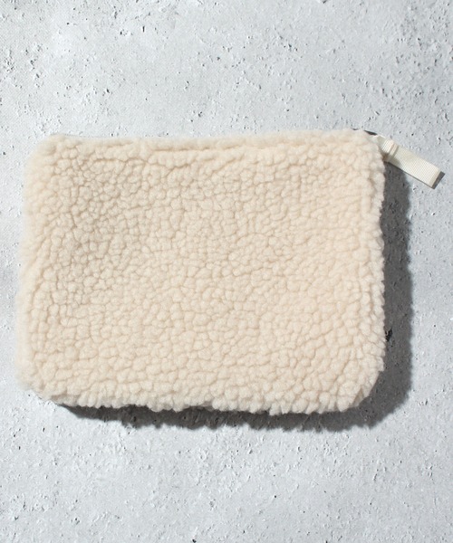 THE NORTH FACE（ザノースフェイス）の「【THE NORTH FACE/ザノースフェイス】FLEECE POUCH SQUARE/フリースポーチ スクエアー（ポーチ・メンズ・ブラック/クリーム・FREE）」の5枚目の写真