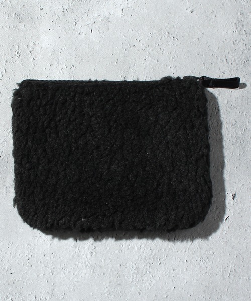 THE NORTH FACE（ザノースフェイス）の「【THE NORTH FACE/ザノースフェイス】FLEECE POUCH SQUARE/フリースポーチ スクエアー（ポーチ・メンズ・ブラック/クリーム・FREE）」の4枚目の写真