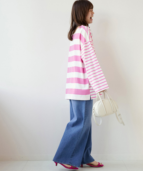新品タグ付き　JOURNAL STANDARD relume　ワイドデニム　38 JOURNAL STANDARD relume（ジャーナルスタンダード レリューム