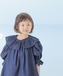 デニムパフブラウス 184786