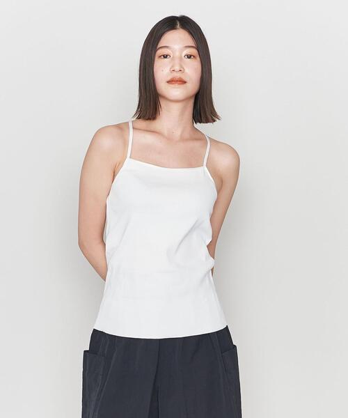 ASTRAET（アストラット）の「＜ASTRAET＞C/PU リブ アメリカンスリーブ キャミソール（キャミソール・レディース・ブラック/ホワイト・FREE）」の21枚目の写真
