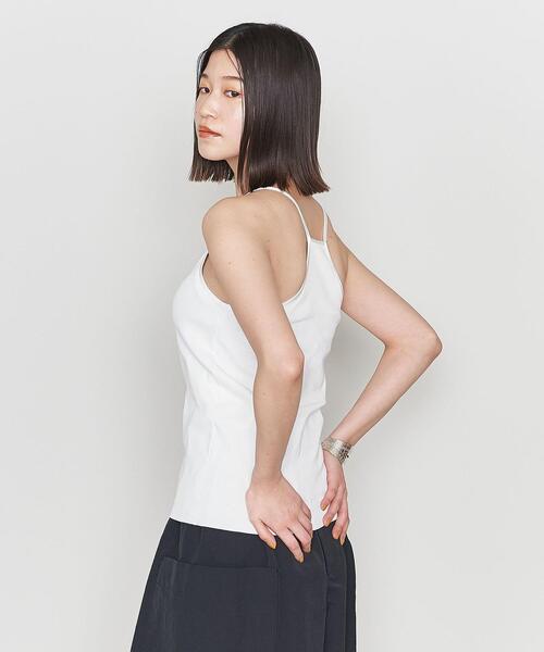 ASTRAET（アストラット）の「＜ASTRAET＞C/PU リブ アメリカンスリーブ キャミソール（キャミソール・レディース・ブラック/ホワイト・FREE）」の22枚目の写真