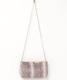 フォッシル クラッチバッグ レディース レザー スネークプリント スマホ収納可 ZB1863874