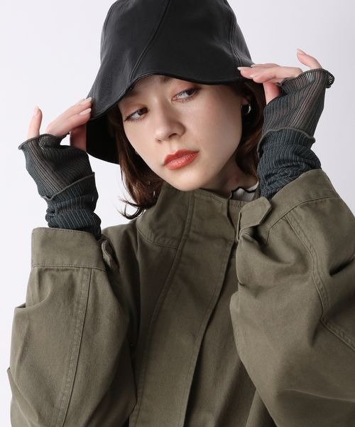 JEANASIS（ジーナシス）の「JSアームカバー/187337（アームカバー・レディース・イエロー系その他/パープル系その他/グレー系その他・FREE）」の2枚目の写真