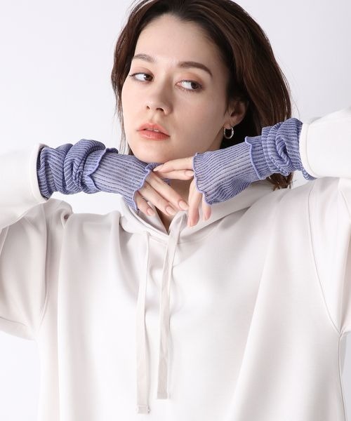 JEANASIS（ジーナシス）の「JSアームカバー/187337（アームカバー・レディース・イエロー系その他/パープル系その他/グレー系その他・FREE）」の3枚目の写真