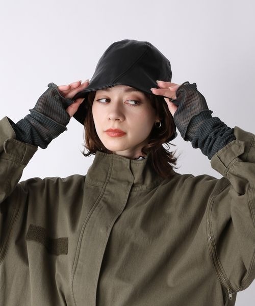 JEANASIS（ジーナシス）の「JSアームカバー/187337（アームカバー・レディース・イエロー系その他/パープル系その他/グレー系その他・FREE）」の4枚目の写真