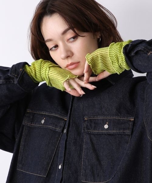 JEANASIS（ジーナシス）の「JSアームカバー/187337（アームカバー・レディース・イエロー系その他/パープル系その他/グレー系その他・FREE）」の7枚目の写真