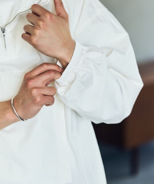 HINSON（ヒンソン）の「HINSON/ヒンソン 別注 アノラックパーカー/ハーフジッププルオーバー（ブルゾン・メンズ・オレンジ/オリーブ/オフホワイト・LARGE/MEDIUM）」の16枚目の写真