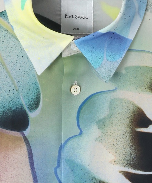 ポールスミス　23SS Hot Summer オーバーシルエット 半袖シャツ Paul Smith】半袖シャツ Hot Summer オーバーシルエット (Paul