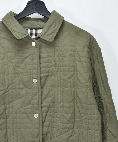 BURBERRY(バーバリー)の「【ヴィンテージ古着】BURBERRY LONDONN/バーバリー チェック柄ライナー 中綿入りジャケット(ブルゾン・メンズ・カーキ・LARGE)」の1枚目の写真