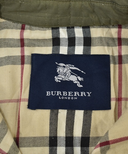 BURBERRY(バーバリー)の「【ヴィンテージ古着】BURBERRY LONDONN/バーバリー チェック柄ライナー 中綿入りジャケット(ブルゾン・メンズ・カーキ・LARGE)」の4枚目の写真