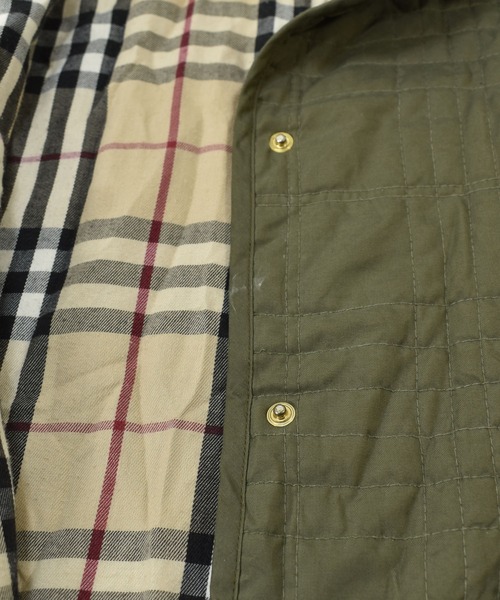 BURBERRY(バーバリー)の「【ヴィンテージ古着】BURBERRY LONDONN/バーバリー チェック柄ライナー 中綿入りジャケット(ブルゾン・メンズ・カーキ・LARGE)」の3枚目の写真