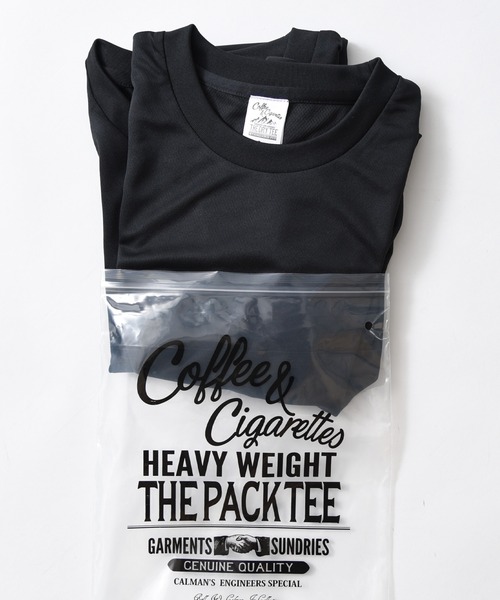 Coffee & Cigarettes（コーヒーアンドシガレッツ）の「STD-【２枚組ドライパックTシャツ】シルキードライタッチ インナーTシャツ 【吸水速乾】【UVカット】（Tシャツ/カットソー・メンズ・ブラック/オリーブ/ホワイト/ダークグレー・SMALL/MEDIUM/LARGE/X-LARGE）」の15枚目の写真