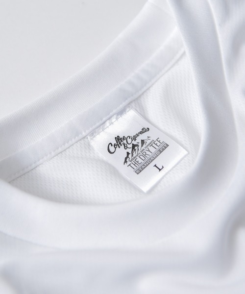 Coffee & Cigarettes（コーヒーアンドシガレッツ）の「STD-【２枚組ドライパックTシャツ】シルキードライタッチ インナーTシャツ 【吸水速乾】【UVカット】（Tシャツ/カットソー・メンズ・ブラック/オリーブ/ホワイト/ダークグレー・SMALL/MEDIUM/LARGE/X-LARGE）」の10枚目の写真