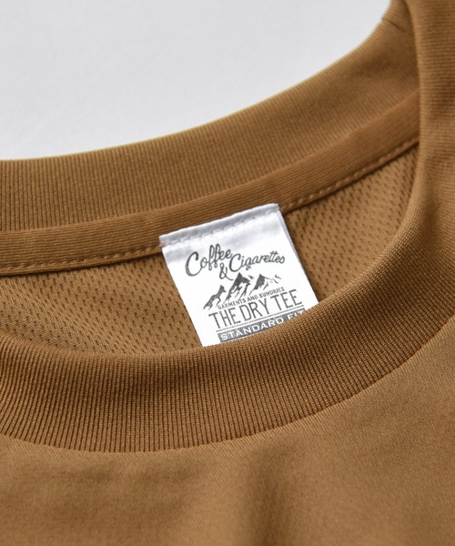 Coffee & Cigarettes（コーヒーアンドシガレッツ）の「STD-【２枚組ドライパックTシャツ】シルキードライタッチ インナーTシャツ 【吸水速乾】【UVカット】（Tシャツ/カットソー・メンズ・ブラック/オリーブ/ホワイト/ダークグレー・SMALL/MEDIUM/LARGE/X-LARGE）」の20枚目の写真