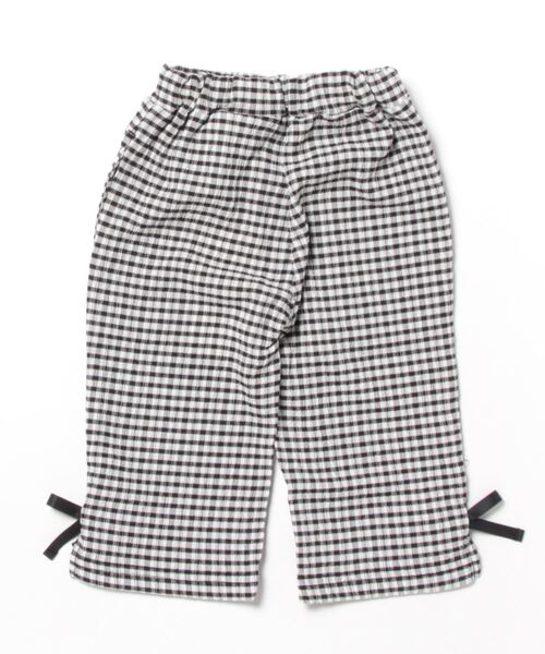 MAKE YOUR DAY（メイクユアデイ）の「ギンガムチェック9分丈ワイドパンツ■80～140cm（その他パンツ・キッズ・ブラック/グリーン・90/130/140/100/120/110/80）」の15枚目の写真