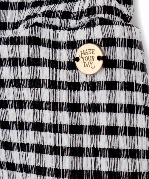 MAKE YOUR DAY（メイクユアデイ）の「ギンガムチェック9分丈ワイドパンツ■80～140cm（その他パンツ・キッズ・ブラック/グリーン・90/130/140/100/120/110/80）」の11枚目の写真