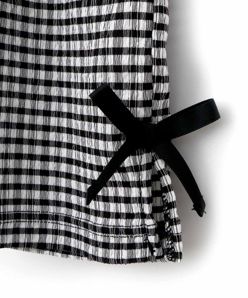 MAKE YOUR DAY（メイクユアデイ）の「ギンガムチェック9分丈ワイドパンツ■80～140cm（その他パンツ・キッズ・ブラック/グリーン・90/130/140/100/120/110/80）」の12枚目の写真